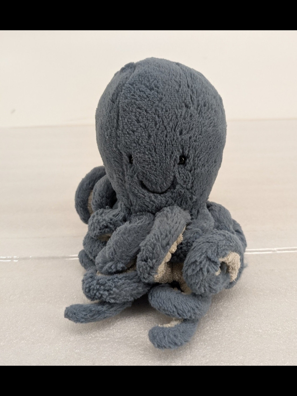 Plush Jellycat Octopus Stuffed Animal - Charcoal Gray
